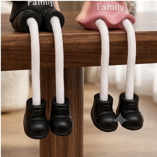 Polyresin Sweet Sitting Together Couple Showpiece
