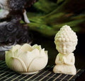 Baby Lotus Buddha Statue – Handcrafted Meditating Monk Figurine for Home Decor & Vastu