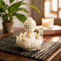 Baby Lotus Buddha Statue – Handcrafted Meditating Monk Figurine for Home Decor & Vastu